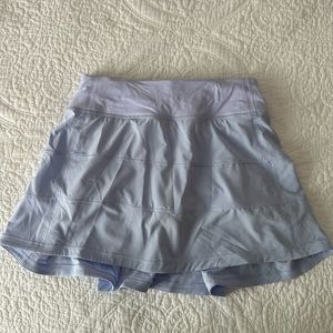 Lululemon Pace Rival Skirt in Pastel Blue